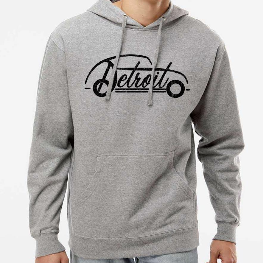 Classic Detroit Hoodie - Michigan Vibes