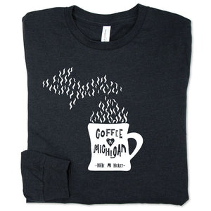 Cup of Michigan long sleeve tee