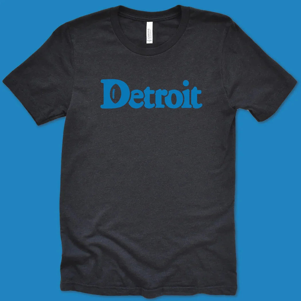 Detroit Football Tee - Michigan Vibes