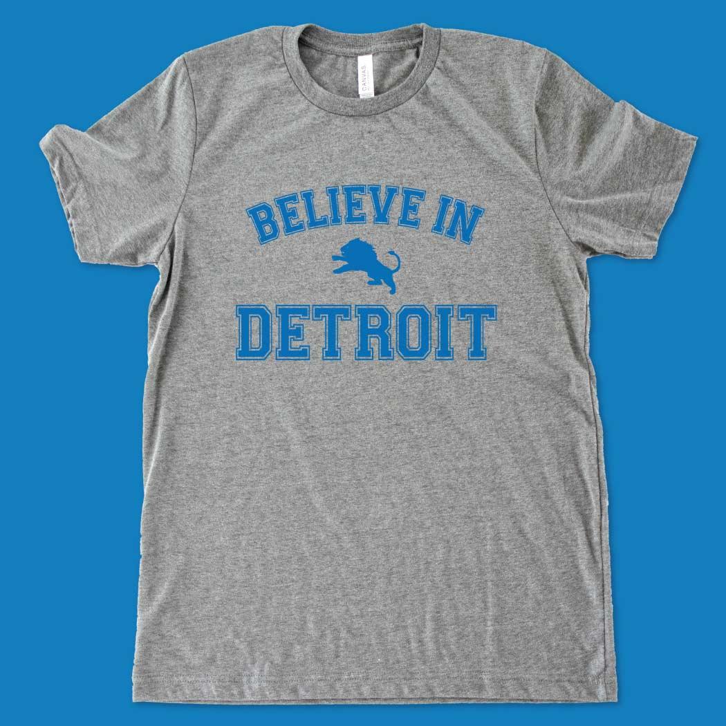 Believe in Detroit Tee - Michigan Vibes