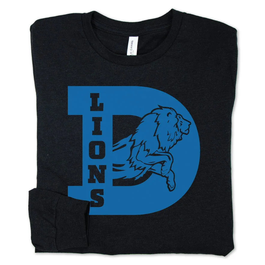 "Big D" long sleeve tee - Michigan Vibes