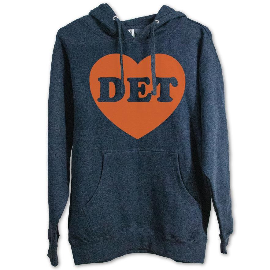 Detroit Love Hoodie - Michigan Vibes