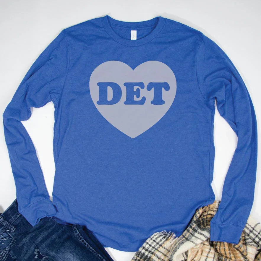 Detroit Love long sleeve tee - Michigan Vibes