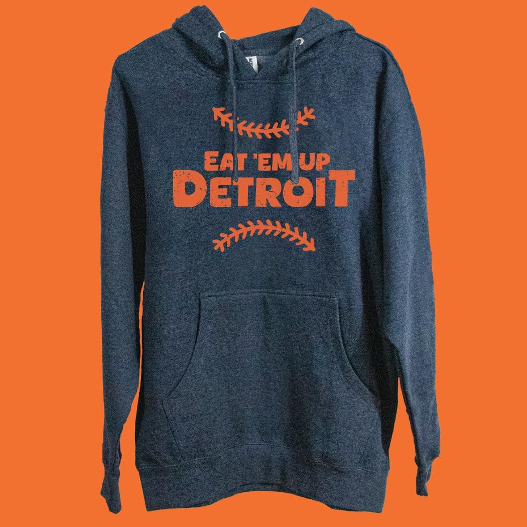 Tigers Eat Hoodie - Michigan Vibes
