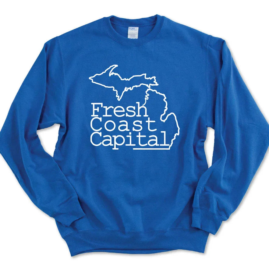 Fresh Coast Capital Sweatshirt - Michigan Vibes