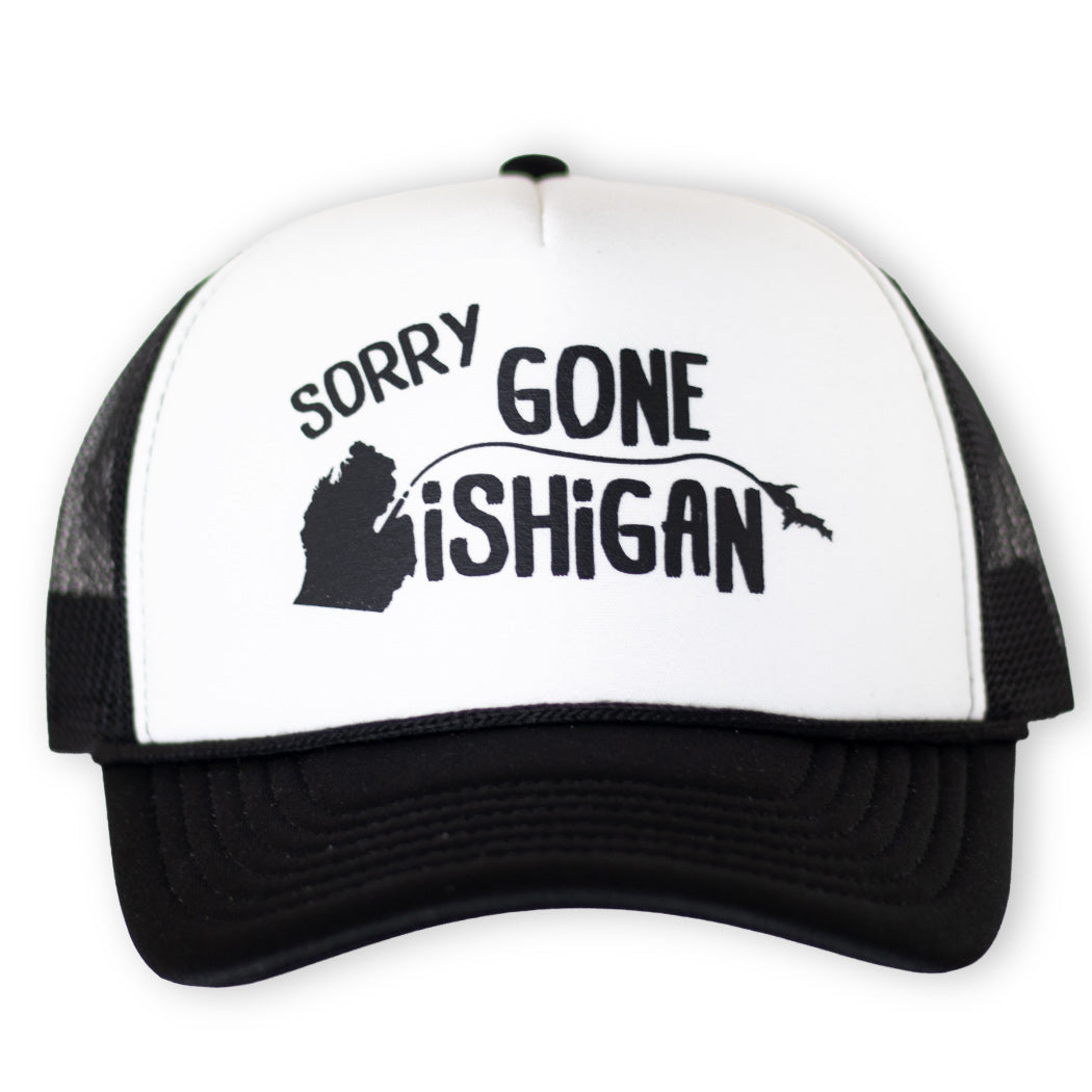 Gone Fishigan Trucker Hat