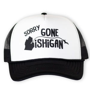 Gone Fishigan Trucker Hat