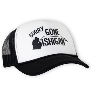 Gone Fishigan Trucker Hat