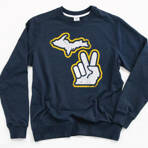 Good Vibes Sweatshirt - Michigan Vibes