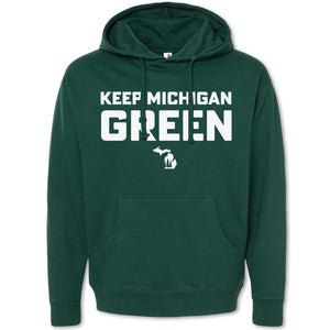 Green Michigan Hoodie