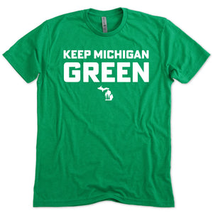 Green Michigan Tee