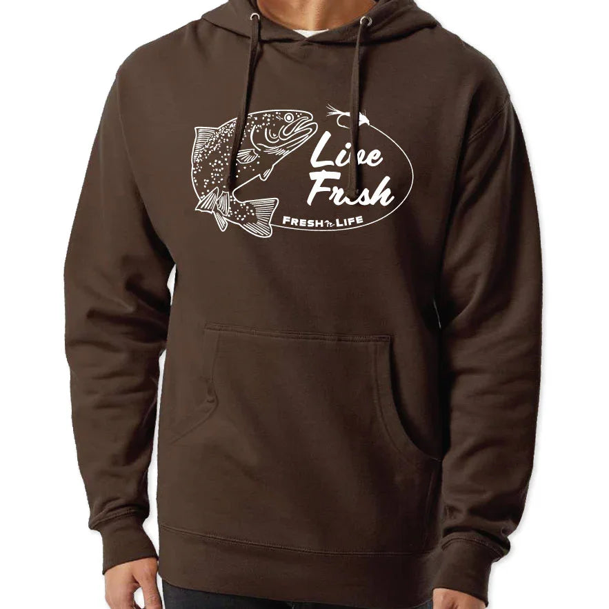 Live & Fresh Hoodie - Michigan Vibes