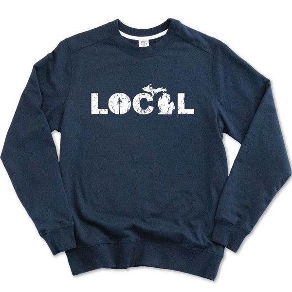 Local Michigan Forest Sweatshirt | Michigan Local Crew | Michigan Vibes
