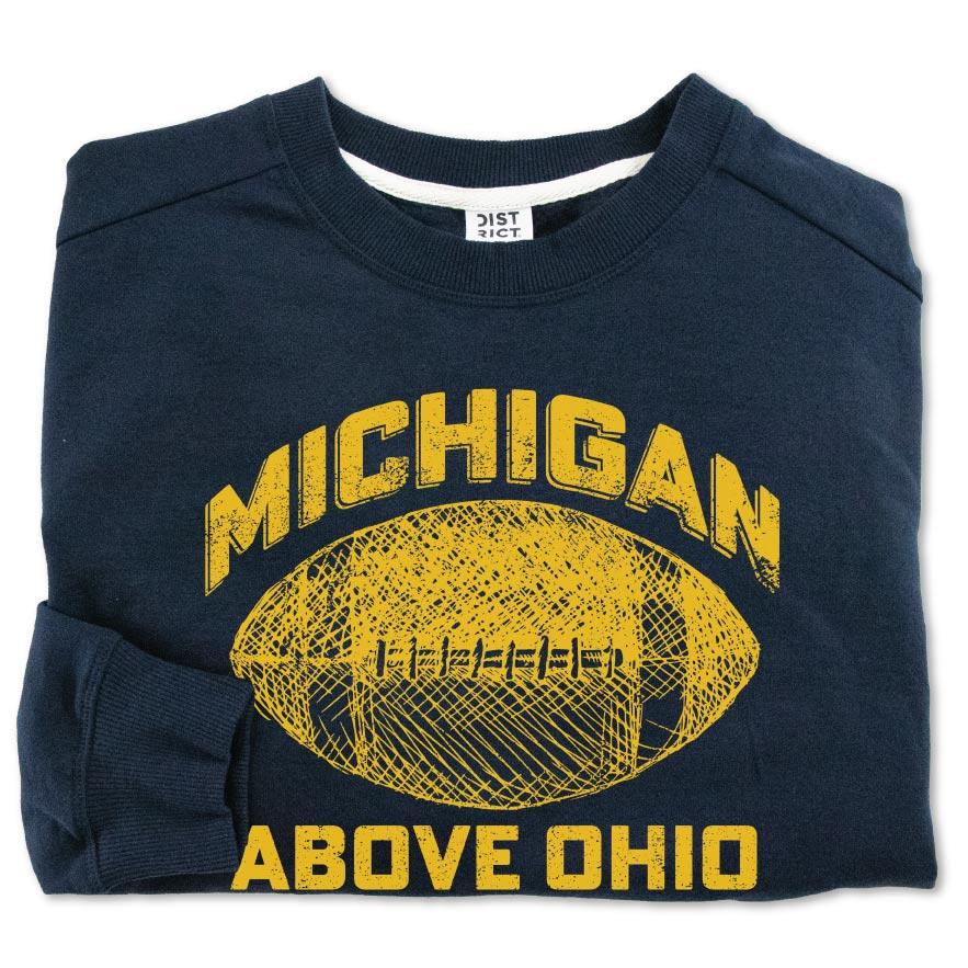 Football Sweatshirt - Michigan Vibes
