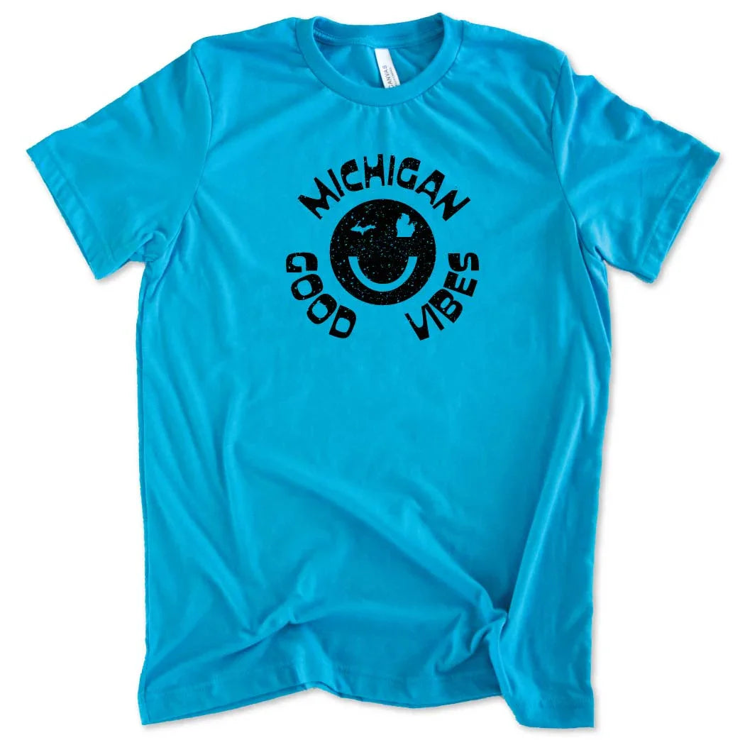 Happy Vibes Tee - Michigan Vibes