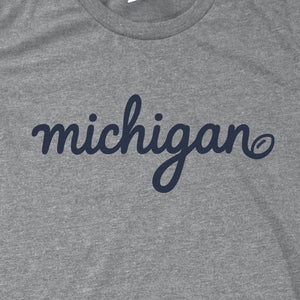 Michigan Script Tee