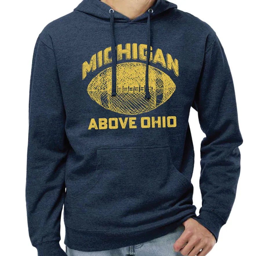 Football Hoodie - Michigan Vibes