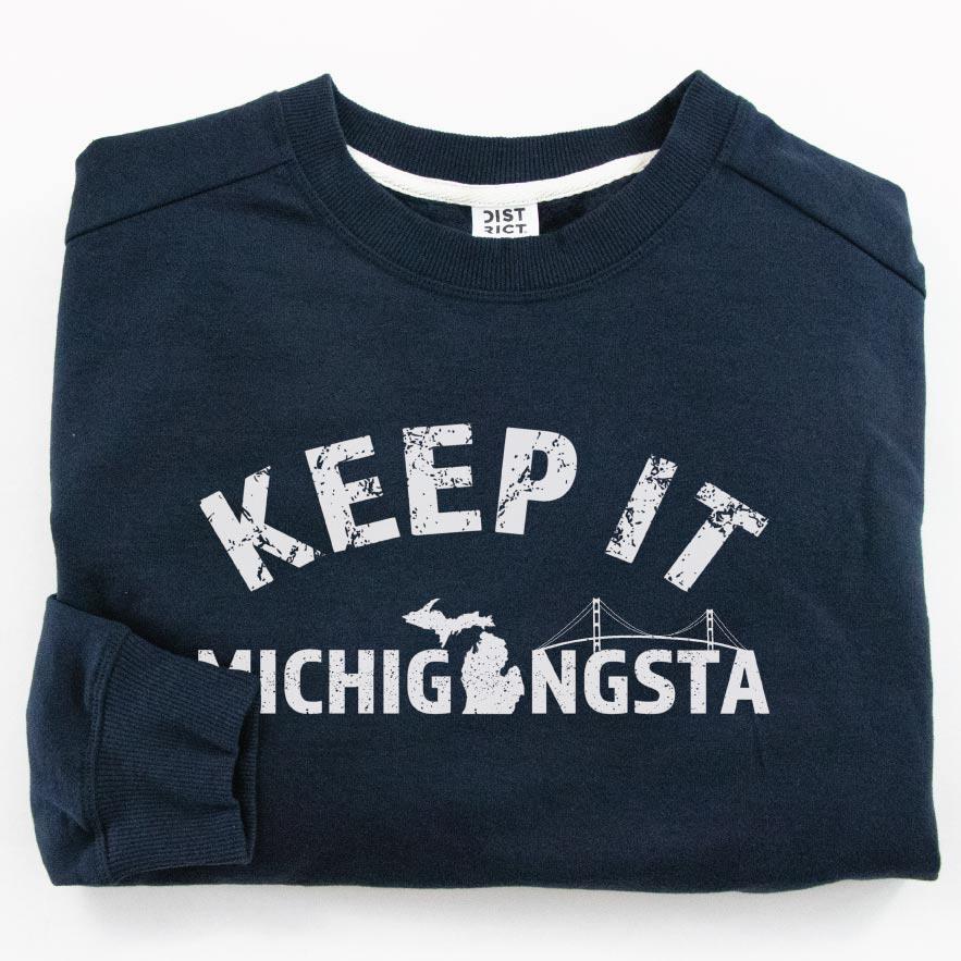 Michigangsta Sweatshirt - Michigan Vibes
