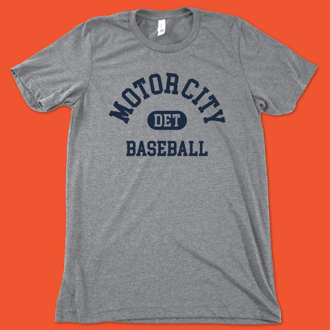 Motor City Baseball Tee - Michigan Vibes