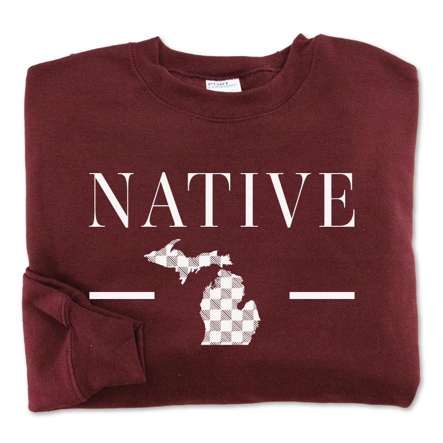 Native One Sweatshirt - Michigan Vibes