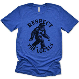 Respect the Locals Tee - Michigan Vibes