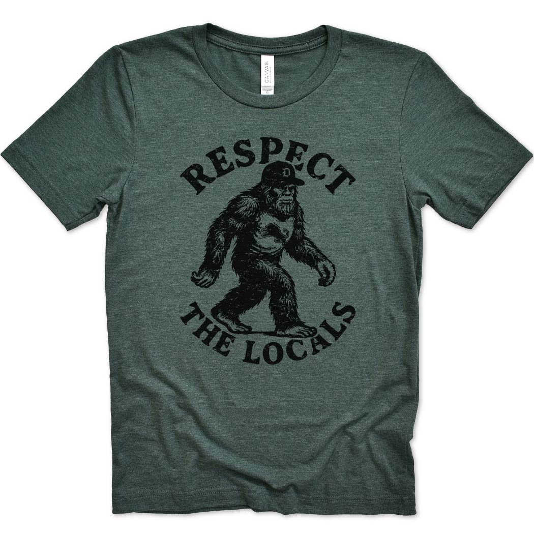 Respect the Locals Tee - Michigan Vibes