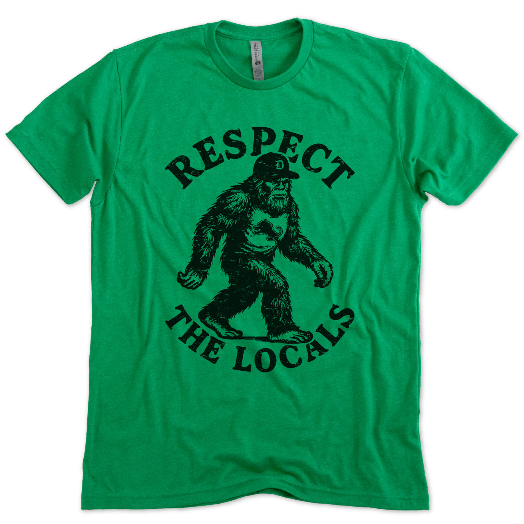 Respect the Locals Tee - Michigan Vibes