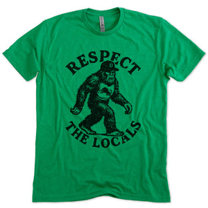 Respect the Locals Tee - Michigan Vibes