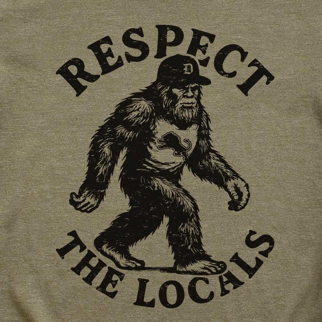 Respect the Locals Tee - Michigan Vibes