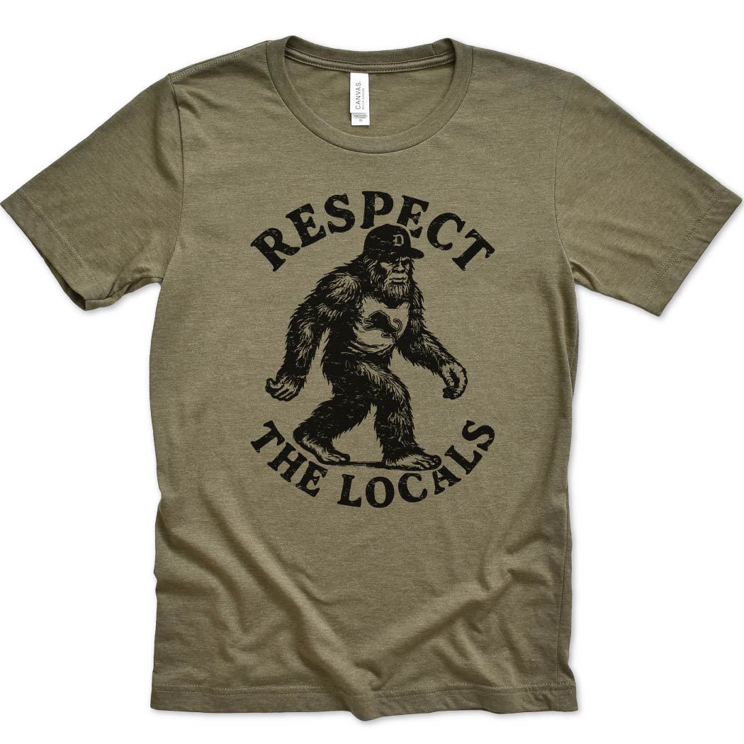 Respect the Locals Tee - Michigan Vibes