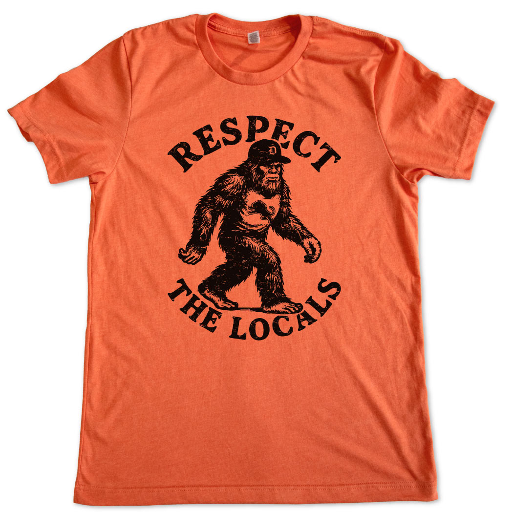 Respect the Locals Tee - Michigan Vibes
