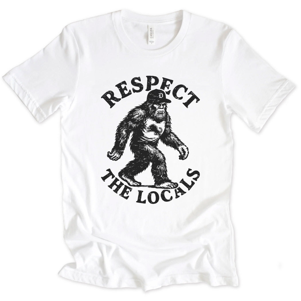Respect the Locals Tee - Michigan Vibes