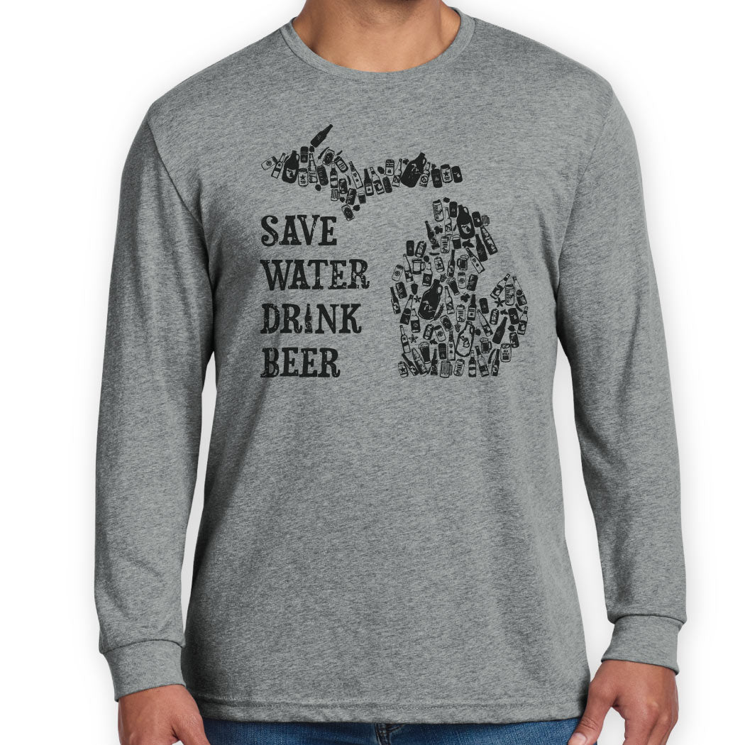 Save the Water long sleeve tee