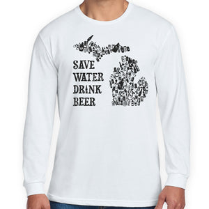 Save the Water long sleeve tee