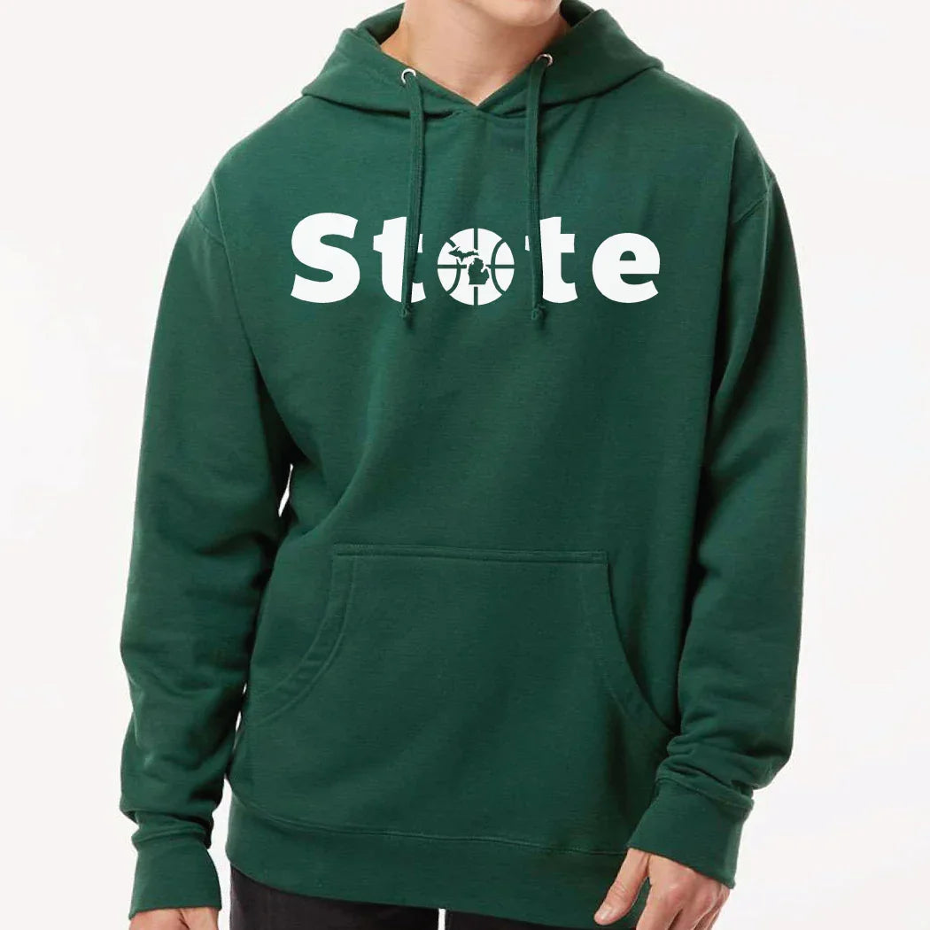 State B-Ball Hoodie - Michigan Vibes
