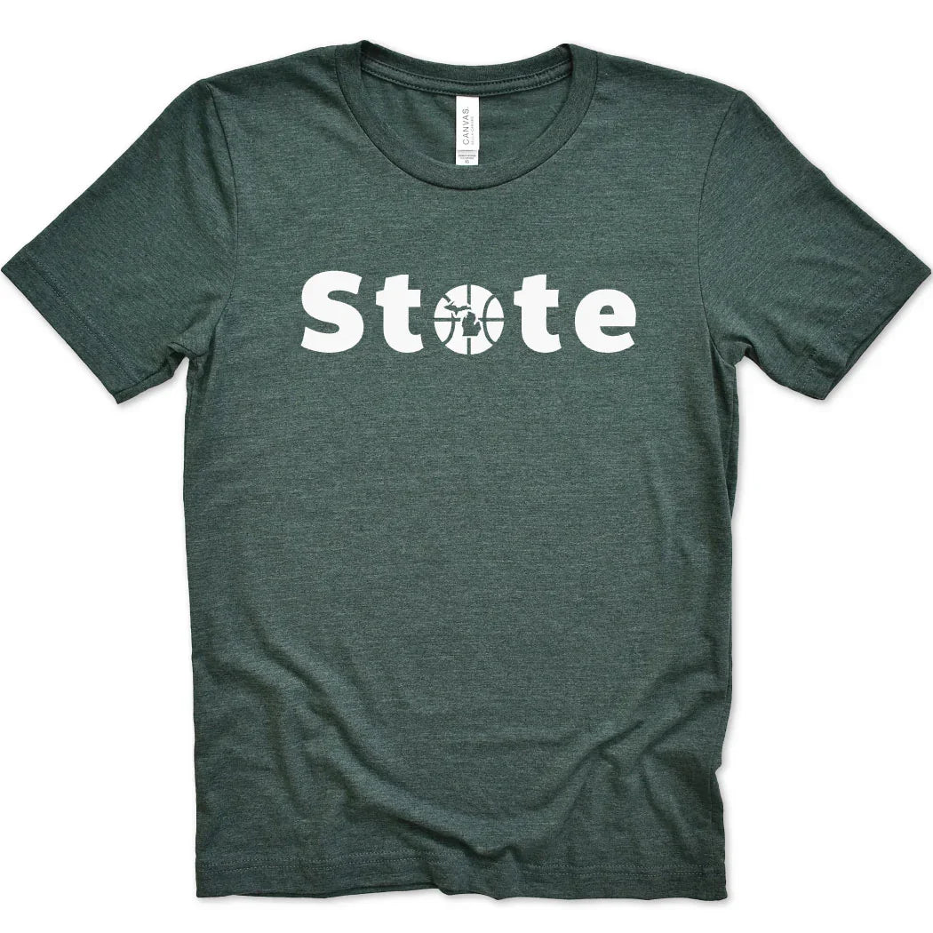 State B-Ball Tee - Michigan Vibes