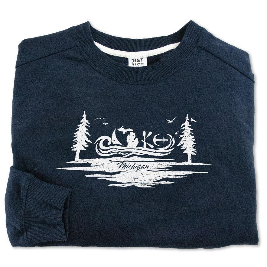 The Lake Sweatshirt - Michigan Vibes