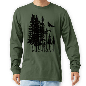 Woods long sleeve tee