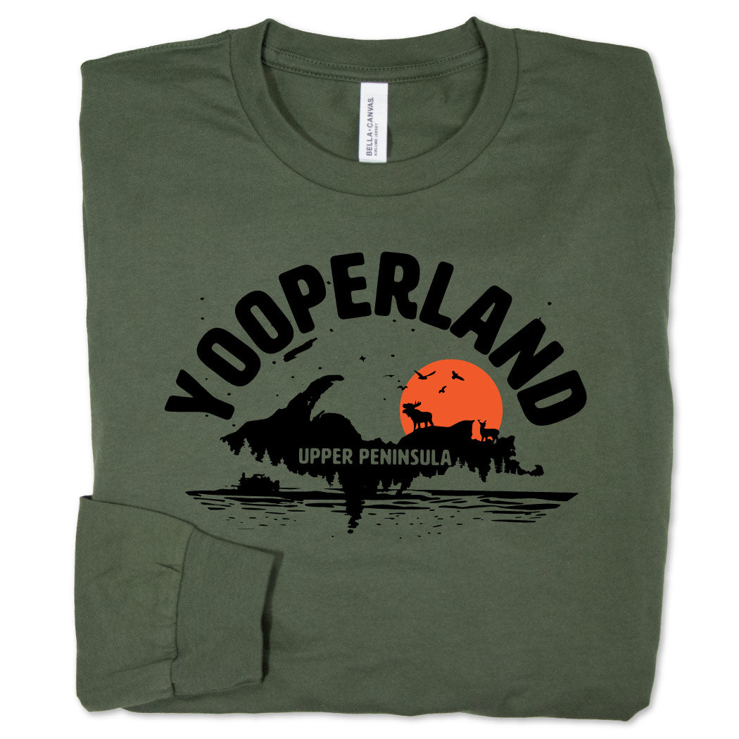 Yooperland long sleeve tee