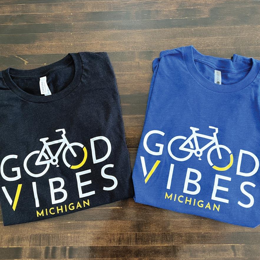 Bike Vibes Tee - Michigan Vibes