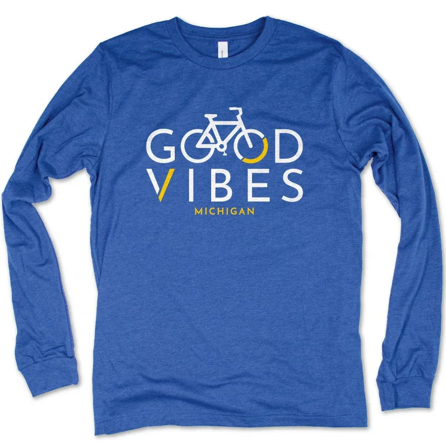 Bike Vibes long sleeve tee - Michigan Vibes