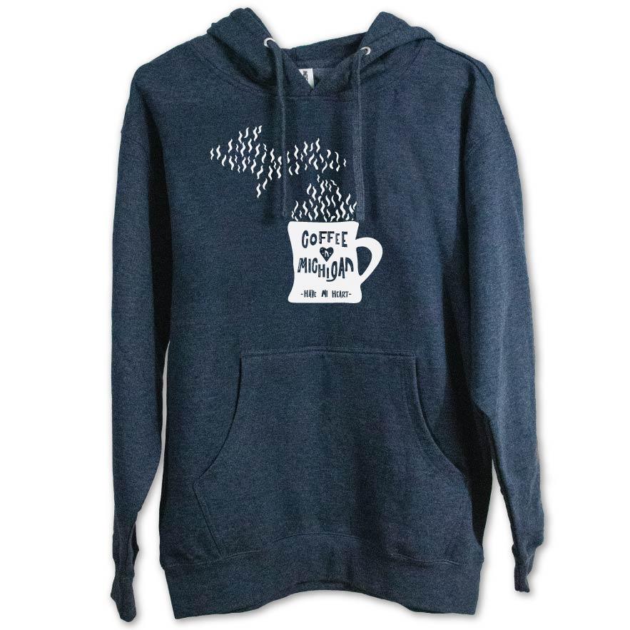 Cup of Michigan Hoodie - Michigan Vibes