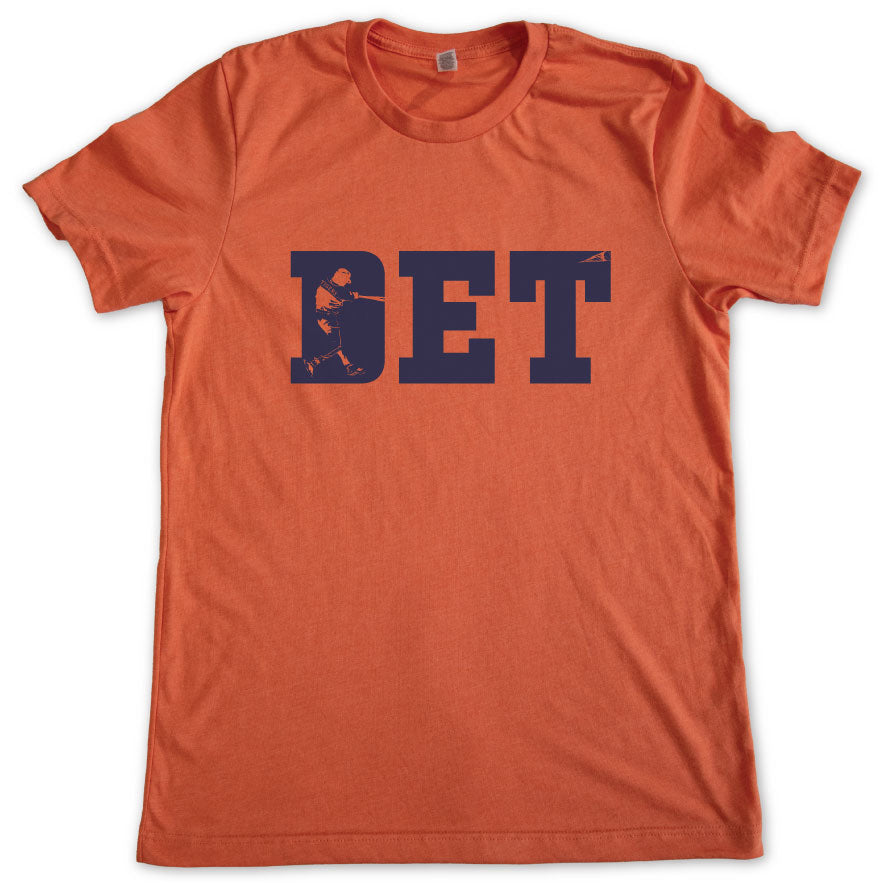 Detroit Tigers Baseball Shirt, Detroit Tigers Shirt @ Michigan Vibes M / Heather Orange