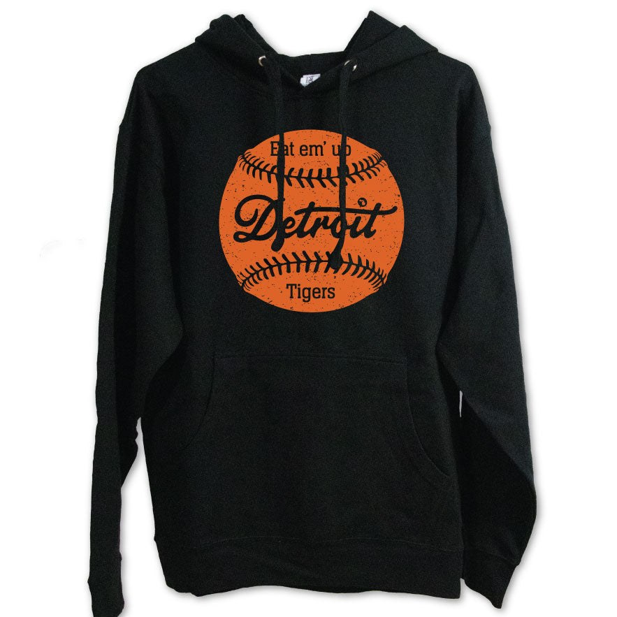 Detroit Tigers Hoodie, Shirt, Crewneck and More @ Michigan Vibes Store S / Black