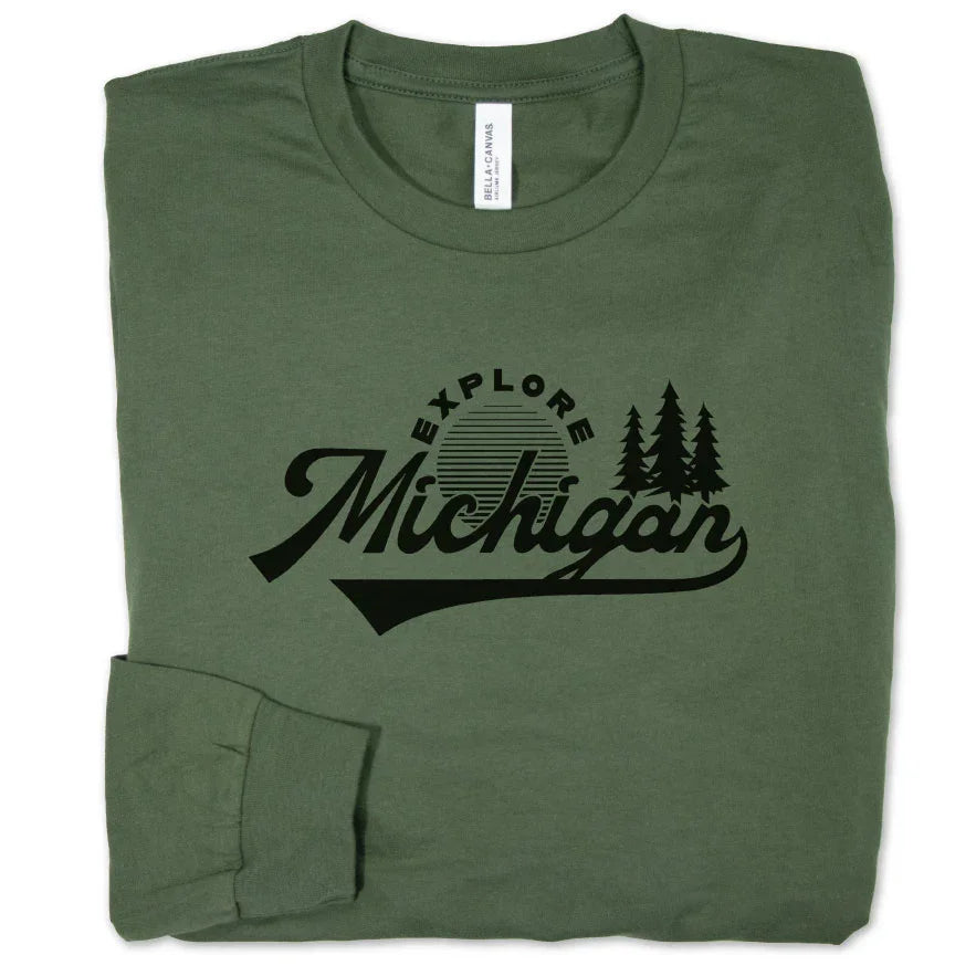 Adventure long sleeve tee - Michigan Vibes