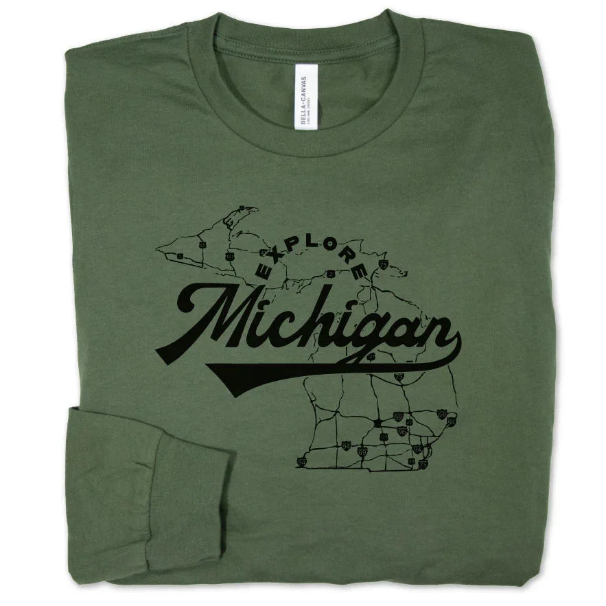 Explorer long sleeve tee - Michigan Vibes