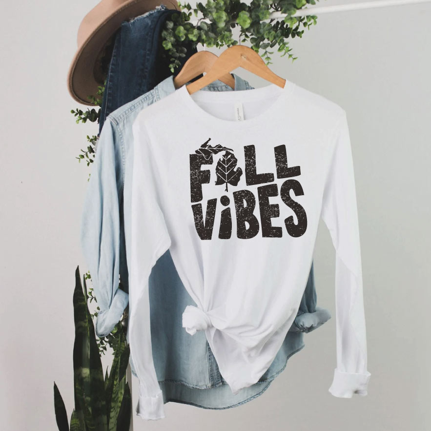 Fall long sleeve tee