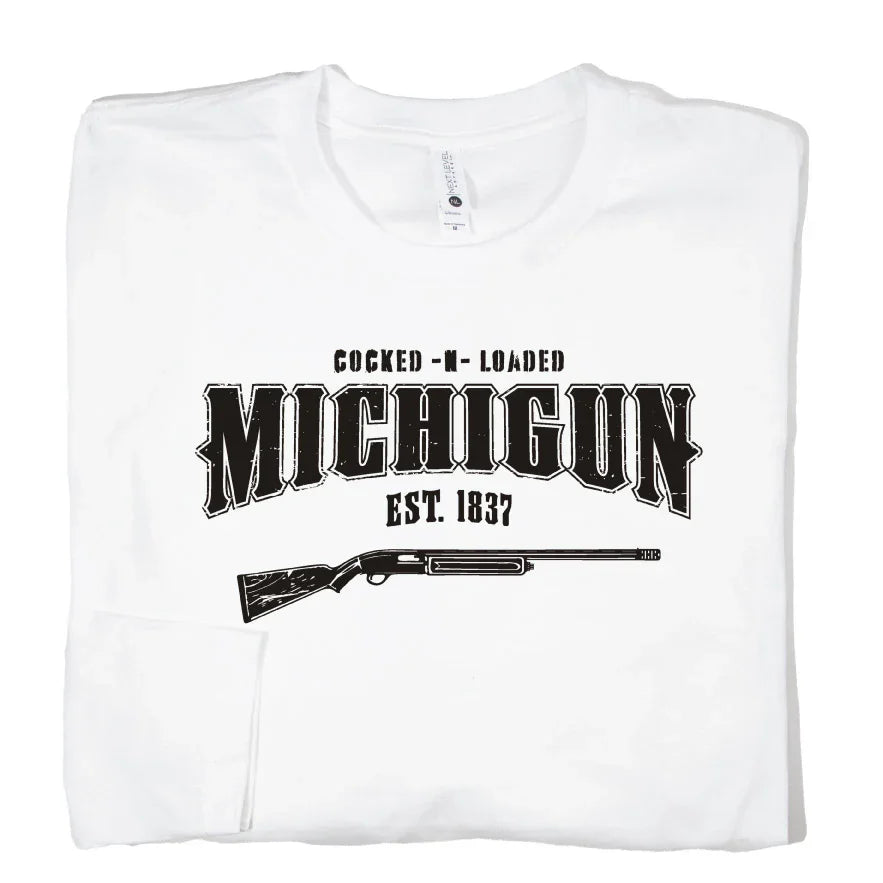 MichiGUN long sleeve tee - Michigan Vibes