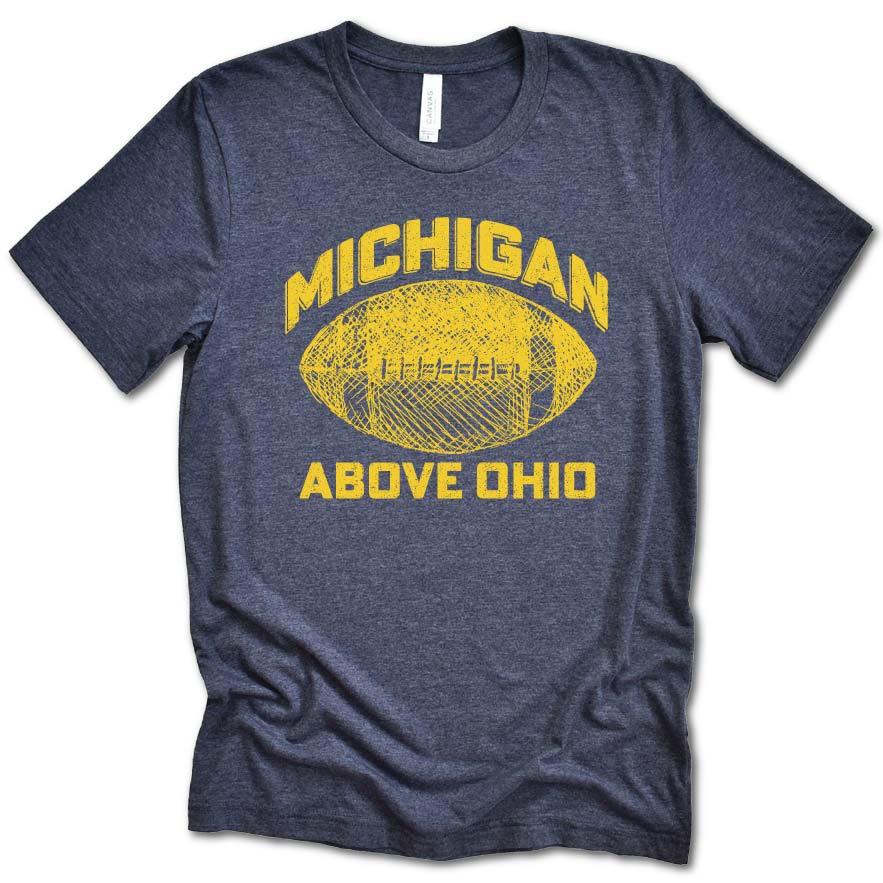 Football Tee - Michigan Vibes