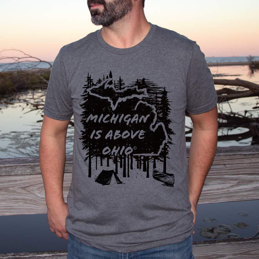 Michigan Above Tee - Michigan Vibes